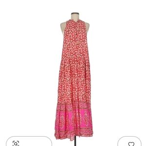 Spell Pink and Red Floral Dress
